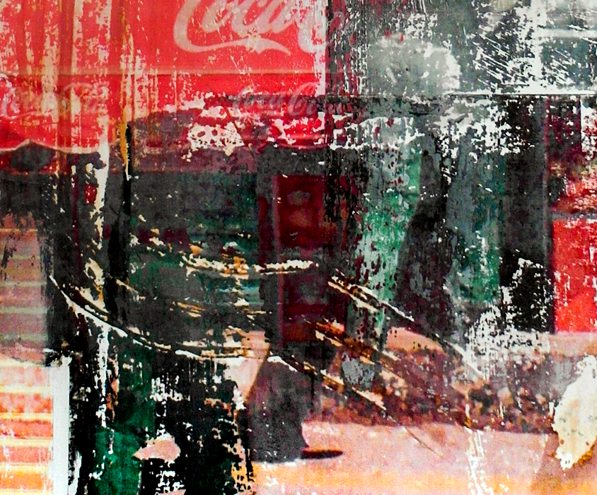 artwork mixed media collage egypt ancient art egyptian revolution architecture street life storefront image section